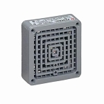 Federal Signal WB Weatherproof Back Box, For Use With Vibratone® Horn, Aluminum, Gray