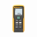 Fluke® FLUKE-414D Laser Distance Meter, Yellow, 1 mm Accuracy, (2) 1.5 VDC AAA Alkaline NEDA 24 A/IEC LR03 Batteries, LCD Display