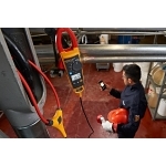 Fluke® FLUKE-376/FC Wireless Clamp Meter, 999.9 A, 60 kOhm, 10 to 100/100 to 500 Hz, 34 mm Jaw