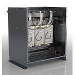 GE 9T10A1005G61 Type QL Dry Standard Vented Transformer, 480 VAC Primary, 208Y/120 VAC Secondary, 112.5 kVA Power Rating, 60 Hz, 3 Phase