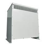 GE 9T10A1005G61 Type QL Dry Standard Vented Transformer, 480 VAC Primary, 208Y/120 VAC Secondary, 112.5 kVA Power Rating, 60 Hz, 3 Phase