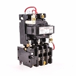 GE CR306C003 300 Line Full Voltage Non-Combination Non-Reversing NEMA Magnetic Starter, 230 to 240 VAC V Coil, 3 Poles, Open Enclosure