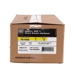 GE Spectra® RMS TE100S Circuit Breaker Enclosure, 7.9 in W x 4.7 in D x 17 in H, NEMA 1 NEMA Rating, Steel
