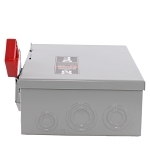 GE Spec-Setter™ TH3361 TH Series Fusible Heavy Duty Safety Switch, 600 V AC, 30 A, 7-1/2 hp Standard Fuse/20 hp Time Delay, 3 Poles