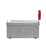 GE Spec-Setter™ TH3361R TH Series Fusible Heavy Duty Safety Switch, 600 VAC, 30 A, 7-1/2 hp Standard Fuse/20 hp Time Delay, 3 Poles