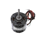 Genteq® 2090 6-Pole HVAC/R Motor, OAO Enclosure, 1/4 hp, 230 V, 60 Hz, 1 Phase, 42 Frame, 1100 rpm Speed, Resilient Ring Mount