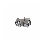 Gibson Stainless® LT100-45 Liquid Tight Connector, 1 in Trade, 45 deg, Stainless Steel, Polished