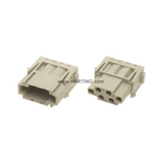 HARTING® 09 14 006 3101 Han-Modular® Connector Insert, 6 Positions, Crimp/Female, Polycarbonate
