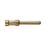 HARTING® 09 33 000 6123 Han E® Male Connector Contact, 2.25 mm Shell, 14 AWG, Copper Alloy