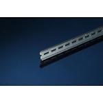 IBOCO OMEGA 3FD Perforated DIN Rail, 6.56 ft L, Steel
