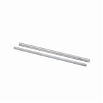 B-Line ATR, 1/2X120 ZN Thread Drop Rod, 1/2-13, 120 in OAL, Stainless Steel, Zinc Plated