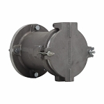 EATON AR2042 Heavy Duty Receptacle Housing With Spring Door, 600 VAC/250 VDC, 200 A, 4 Poles, 3 Wires, Copper-Free Aluminum