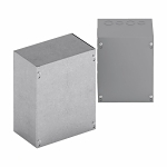 B-Line 10104 SC Electrical Enclosure With Knockout, 10 in W x 4 in D, Screw Cover, NEMA 1/IP30 NEMA Rating, Steel