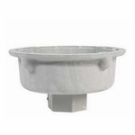 Edwards Signaling™ 105PM Pipe Mount Attachment, For Use With 105 Series Flashing Xenon Beacons, 105 Series Stacklight, Thermoplastic