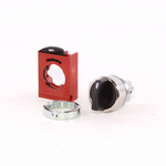 GE P9CSMD0N Non-Illuminated Selector Switch, 22.5 mm, Round Knob Operator, 2 Positions, Black