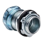 Southwire - Topaz 652SRT Liquid Tight Concrete Tight Raintight Conduit Connector, 3/4 in Trade, Steel, Zinc Plated