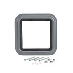 Federal Signal TR Gasketed Trim Ring, For Use With Vibratone® 350/450 Series Horn, UL Listed, Aluminum, Gray