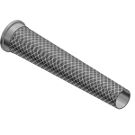 T&B® WMG-PC4 Wire Mesh Cord Grip, 1/2 to 5/8 in Cable, For Use With S, SO, SV, ST, STD, SJ, SJO, SJT, SJTO and SVD Portable Cord, Aluminum/Stainless Steel