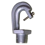 MORRIS 18092 Fixture Hook, 3/4 in NPT, Malleable Iron