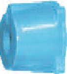 MELTRIC DECONTACTOR™ 511P0N05 Threaded Opening Device Handle, 1/2 in NPT Device, For Use With DSN20 Series Polyester Inlet, Polyester, Blue