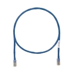 Panduit® PanNet® TX5e™ UTPCH15BUY U/UTP Patch Cord, Cat 5e, 24 AWG Copper Conductor, Modular Plug Connector, 15 ft L Cord, Blue