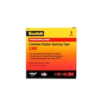 3M™ 7000006090 Splicing Tape, 30 ft L x 1 in W, 30 mil THK, Rubber Resin Adhesive, Black