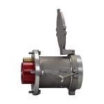 EATON AR2042 Heavy Duty Receptacle Housing With Spring Door, 600 VAC/250 VDC, 200 A, 4 Poles, 3 Wires, Copper-Free Aluminum