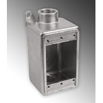 Calbrite™ S60700FDCS Type FDC Weatherproof Conduit Device Box, 316 Stainless Steel, 25 cu-in Capacity, 1 Gangs, 5.95 in L x 2.5 in W x 2.83 in H