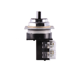 GE CR104PSG34B91 Heavy Duty Oiltight/Watertight Non-Illuminated Selector Switch, 30 mm, 1NO-1NC Contact, Black