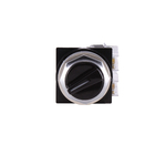 GE CR104PSG34B91 Heavy Duty Oiltight/Watertight Non-Illuminated Selector Switch, 30 mm, 1NO-1NC Contact, Black