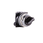 GE CR104PSG34B91 Heavy Duty Oiltight/Watertight Non-Illuminated Selector Switch, 30 mm, 1NO-1NC Contact, Black