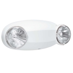 Lithonia Lighting® QUANTUM® ELM2 Self-Contained Emergency Lighting Unit, 1.2/1.5 W Incandescent Lamp, 120 to 277 VAC, 2 Heads, Thermoplastic
