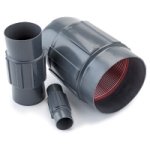 Robroy RedH2OT® PRCPLG-1 Conduit Coupling, 1 in, For Use With Rigid Metal Conduits, Steel, PVC Coated