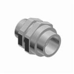 T&B® Industrial Fitting UNY-105-TB 3-Piece Coupling Dust-Ignitionproof Male Explosionproof Conduit Union, 1/2 in, Steel, Electro Galvanized