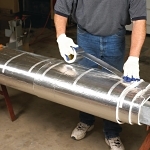 Interam™ 7000031969 Endothermic Mat, 20 ft L x 24-1/2 in W, 4 hr Fire Rating, Endothermic, ASTM E 84, ASTM E 119, ASTM E 1529, ASTM E 1725