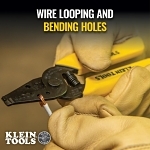 Klein® 11045 Insulated Wire Stripper/Cutter, 18 to 10 AWG Cable/Wire