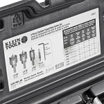 Klein® 31872 Hole Cutter Kit, 4 Pieces, Carbide