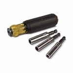 Klein® Switch Drive™ 32701 Switch Drive Handle 2 in Nut Driver, 2 in L Shaft, 1/4, 5/16 and 3/8 in Hex