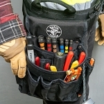 Klein® 32950 Magnetic Color-Coded Power Nut Driver, 1/4 to 9/16 in, 7 Pieces, 6.3 in OAL, Ratchet Handle, Steel Alloy