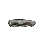 Klein® 44201 1-Blade Electrician's Pocket Knife, 440A Stainless Steel Drop Point Blade, 3-3/8 in L Blade, Dual Thumb Stud Opening, Yes