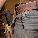 Klein® 44228 Open Electrician's Pocket Knife, Stainless Steel Drop Point Blade, 2.95 in L Blade, Bearing Assist Opening