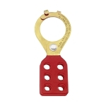 Klein® 45200 Standard Lockout Hasp, 6 Padlocks, 5/16 in Dia Max Padlock Shackle, Tempered Steel