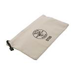 Klein® 5139 Zipper Tool Bag, #10 Canvas, White