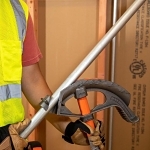 Klein® 51604 Conduit Bender, 10/22/30/45/60 deg Bend, 5-1/2 in Bend Radius, For Pipe Dia 3/4 in