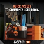 Klein® 54814MB Tool Carrier Rail Attachment, For Use With MODbox™ Rail System Components, Hard Plastic/Metal, Dark Gray