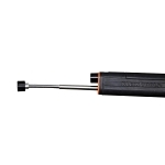Klein® 56027 Telescoping Magnetic LED Pickup Tool, 27-13/16 in L Extended, 15/16 in W Sweeping, 1-19/32 in Max Pickup, Stainless Steel/Hard Plastic/Rubber