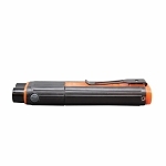 Klein® 56027 Telescoping Magnetic LED Pickup Tool, 27-13/16 in L Extended, 15/16 in W Sweeping, 1-19/32 in Max Pickup, Stainless Steel/Hard Plastic/Rubber