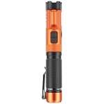 Klein® 56040 Rechargeable Focus Flashlight With Laser, LED Bulb, Aluminum Housing, 350 Lumens (High)/125 Lumens (Low) Lumens