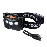 Klein® 56048 Rechargeable Headlamp, LED Bulb, ABS Housing, 400 Lumens