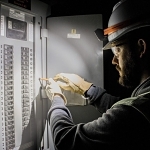 Klein® 56064 Headlamp Rechargeable Headlamp, LED Bulb, ABS Housing, 400, 1 Bulbs